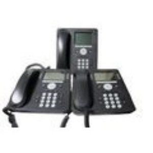 (3) Avaya 9608G Office Phones With Avaya Stands (Barley Used)